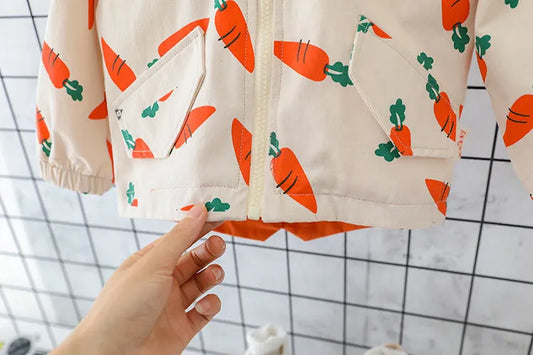 Radish printed children jacket - Enfance-Heureuse