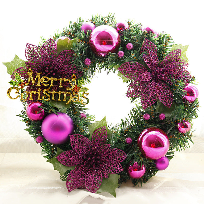 Christmas Decorations Christmas Wreath Home Decor For Home Garden Decorations Mall Door Decoration - Enfance-Heureuse
