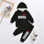 Boys Long Sleeve Hooded Sweatshirt Set - Enfance-Heureuse