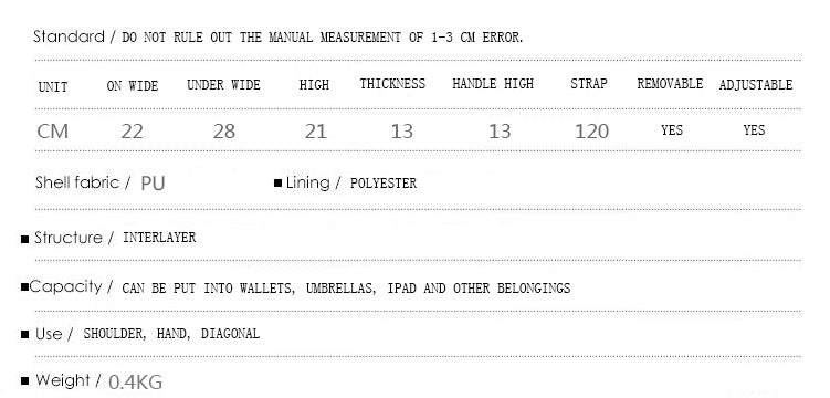 Double Leather Bucket Bag Handbag - Enfance-Heureuse