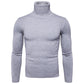 Winter Warm Basic Thermal Turtleneck Sweater Mens Solid Color Slim Fit Clothes Pullover Top - Enfance-Heureuse
