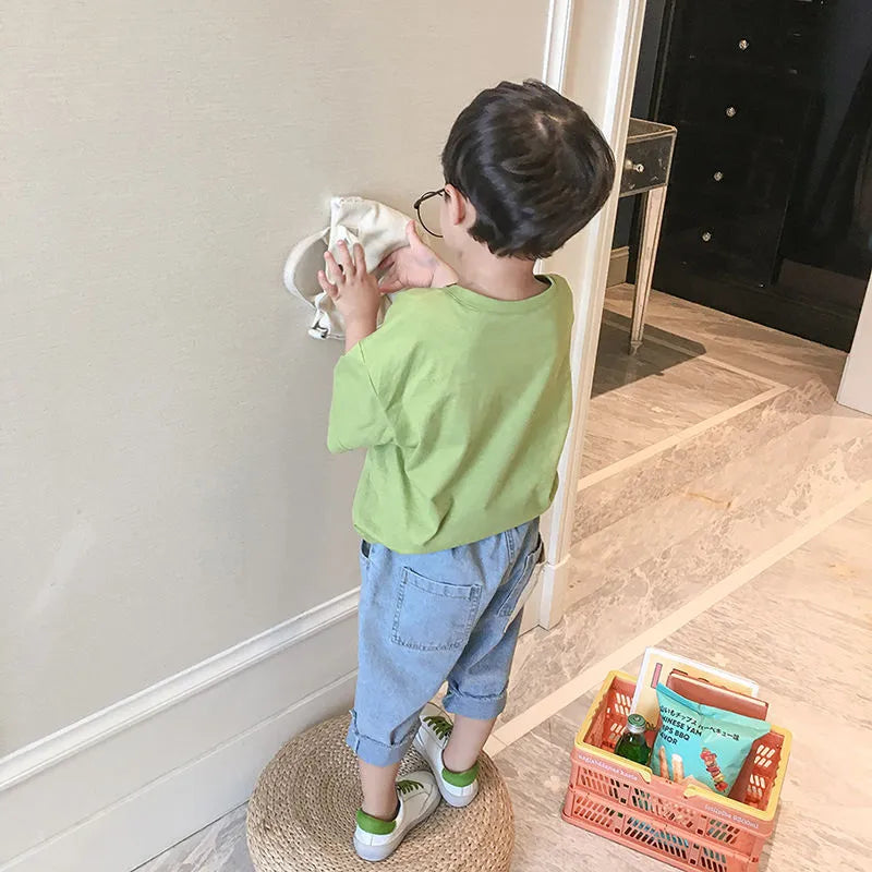 Children's cropped jeans - Enfance-Heureuse