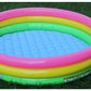 Fluorescent three-ring inflatable pool ball pool - Enfance-Heureuse