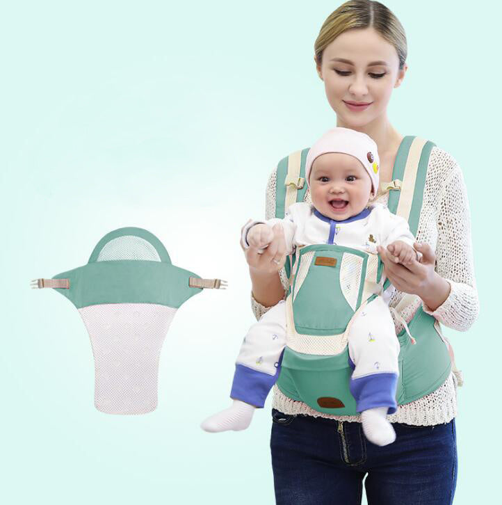 Four Seasons Breathable Multifunctional Baby Waist Stool Three-in-One Can Slanting Sling - Enfance-Heureuse