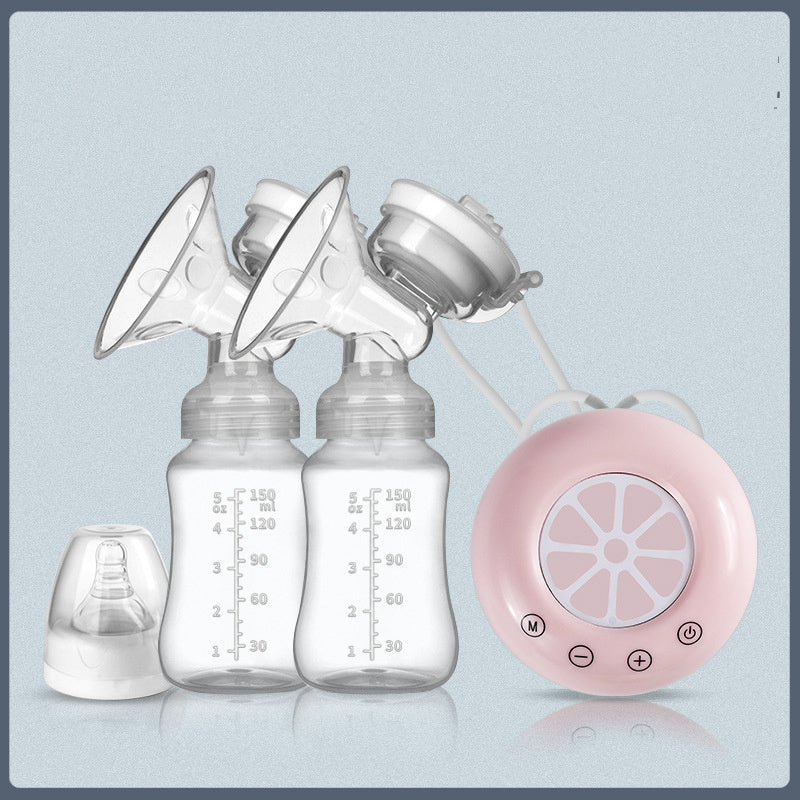 USB plug-in bilateral breast pump, electric breast pump, automatic breast pump - Enfance-Heureuse
