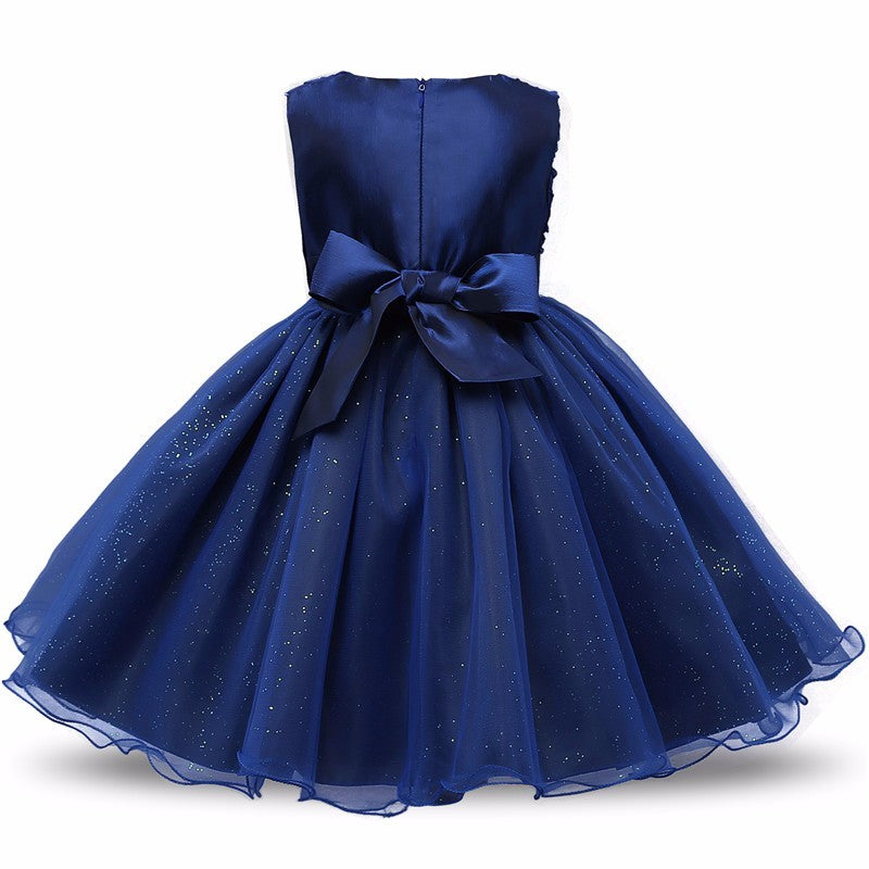 Princess Flower Girl Dress Summer Tutu Wedding Birthday Party Dresses - Enfance-Heureuse