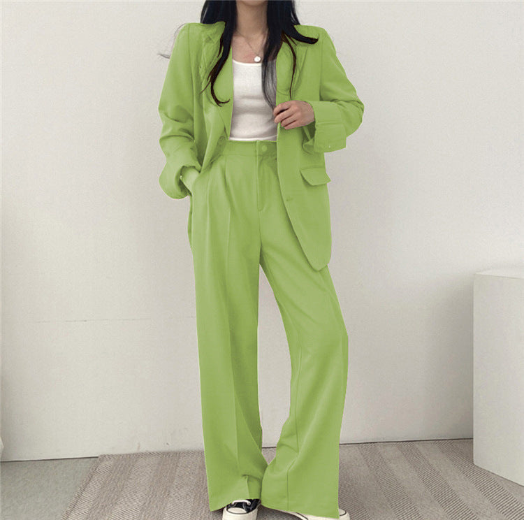 Korean Style Casual Suit Set Women - Enfance-Heureuse