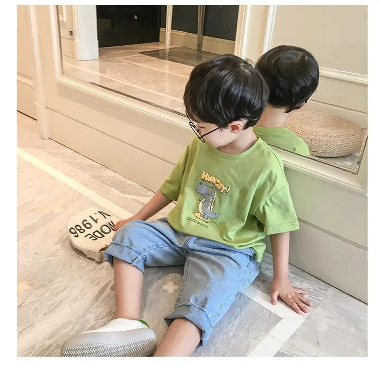 Children's cropped jeans - Enfance-Heureuse