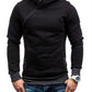 Brand Hoodie Oblique Zipper Solid Color Hoodies Men Fashion Tracksuit Male Sweatshirt Hoody Mens - Enfance-Heureuse