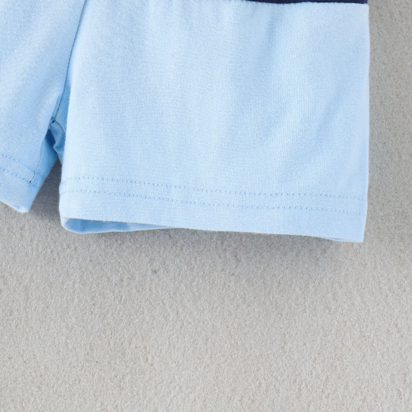 Spring And Summer Boys' Multicolor Stitching Round Neck Short-sleeved - Enfance-Heureuse