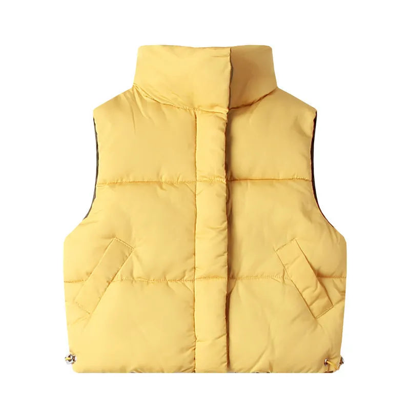 Children's down cotton vest - Enfance-Heureuse