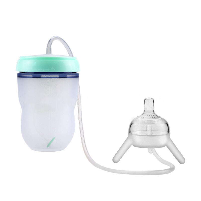 Feeding Bottle Kids Cup Children Training Silicone Sippy - Enfance-Heureuse