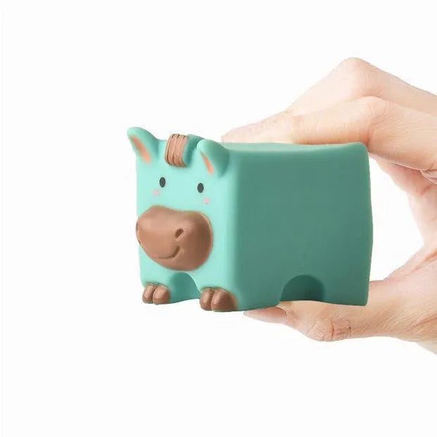 Bébé de Bande Dessinée Doux Colle Relief Blocs de Construction Peuvent Mordre Dents Colle Jouets - Enfance-Heureuse