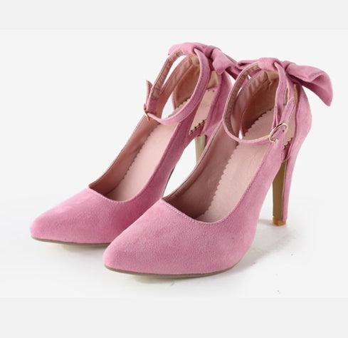 Bow high heels - Enfance-Heureuse