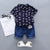 Children's Polo Shirt Suit Summer Male Crown Short-sleeved Baby Clothing - Enfance-Heureuse