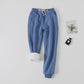 Lamb velvet padded sweatpants - Enfance-Heureuse