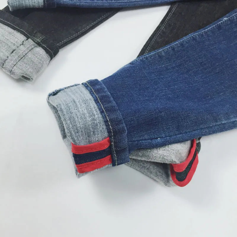 Stretch Petits Pieds Pantalon Bébé Recroquevillé Casual Pantalon - Enfance-Heureuse