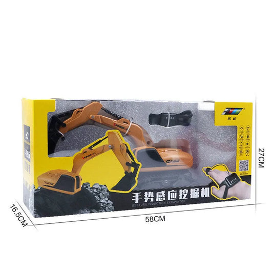 Deformation Remote Control Engineering Car Hook Machine Model Kid Toy - Enfance-Heureuse