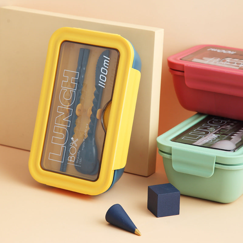 Office Worker Glass Lunch Box - Enfance-Heureuse