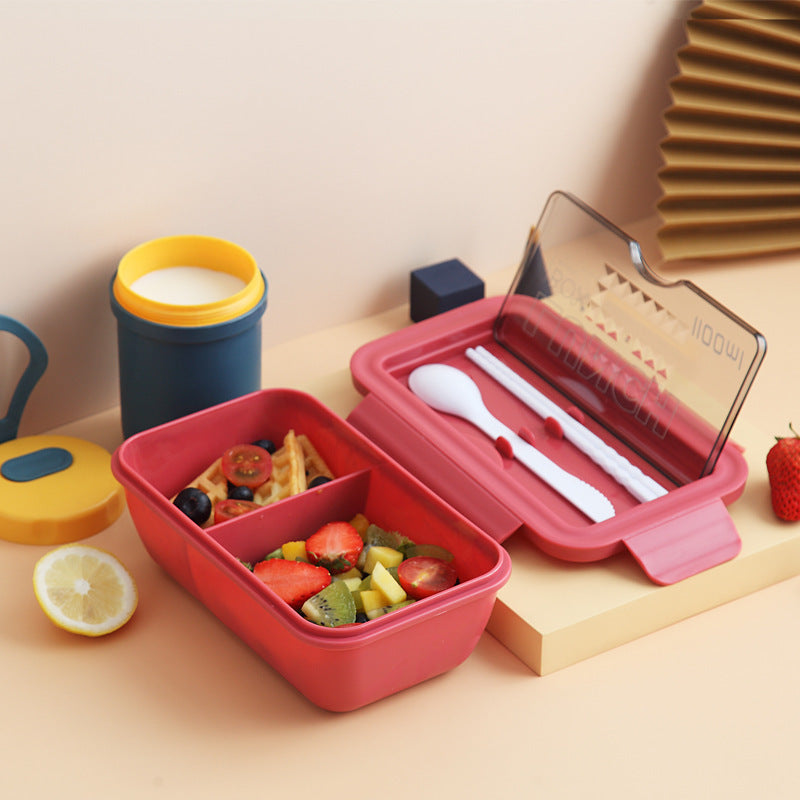 Office Worker Glass Lunch Box - Enfance-Heureuse