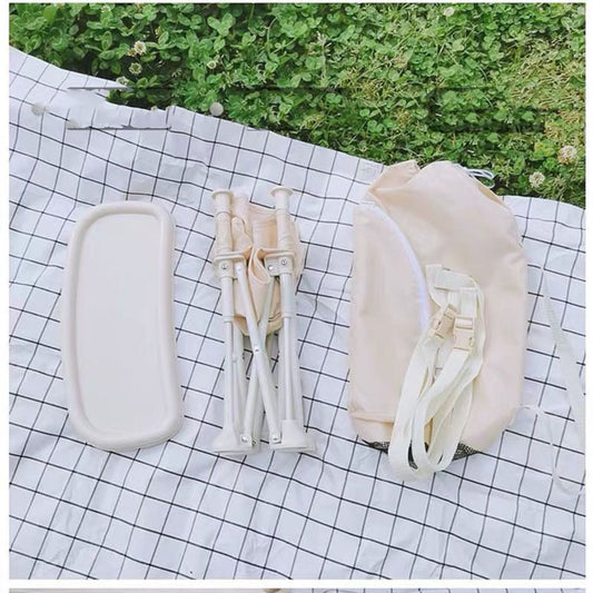 Children Portable Safety Camping Dining Chair Folding Baby Dining Table And Chair Outdoor Folding Multifunctional Infant Feeding - Enfance-Heureuse