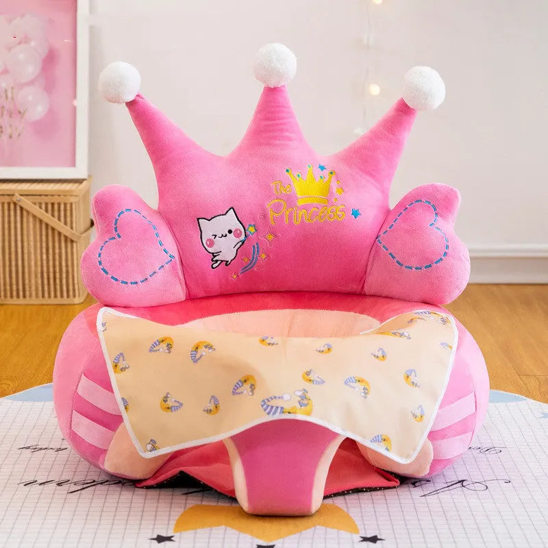 Bébé Canapé Soutien Housse de Siège Lavable Les Bambins Apprennent À S'asseoir En Peluche Chaise - Enfance-Heureuse