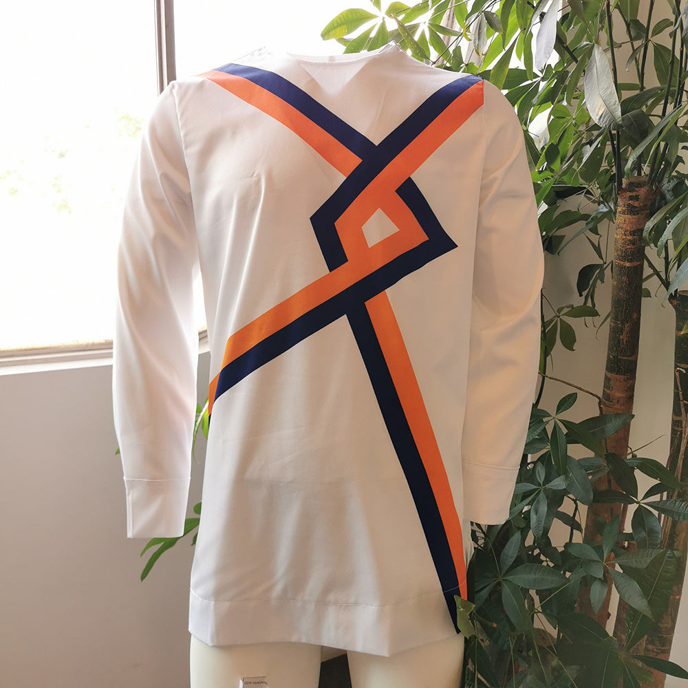 African Ethnic Style Mens Spring New Youth Slim Fashion Top - Enfance-Heureuse