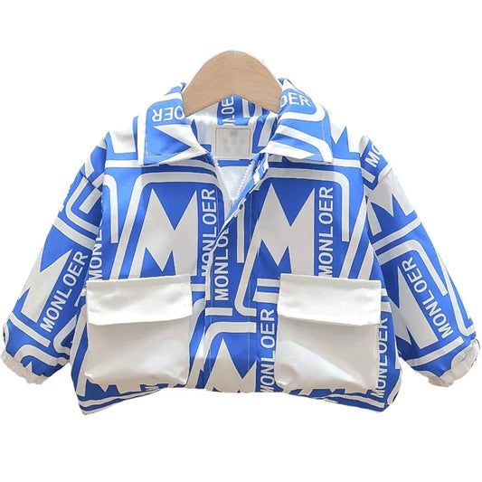 Garçons printemps nouvelle veste décontractée vêtements - Enfance-Heureuse