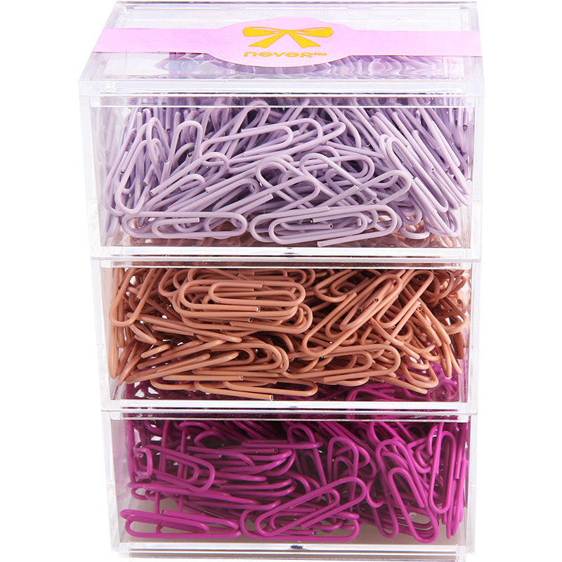 Office Supplies Colored Paper Clips - Enfance-Heureuse