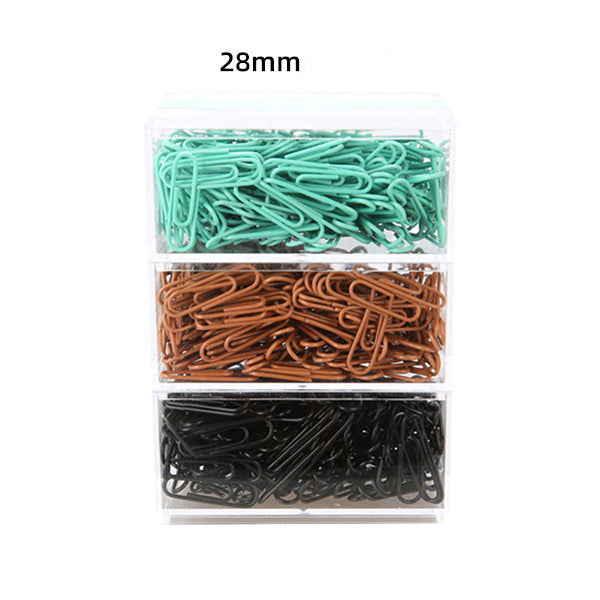 Office Supplies Colored Paper Clips - Enfance-Heureuse