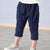 New Summer Kids Cotton And Linen Cropped Trousers Casual Harem Pants - Enfance-Heureuse