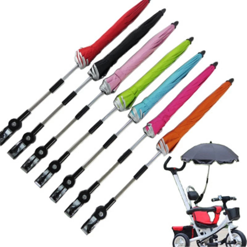 360 Degrees Pram Umbrellas Cart Accessories Adjustable Stroller Umbrella - Enfance-Heureuse