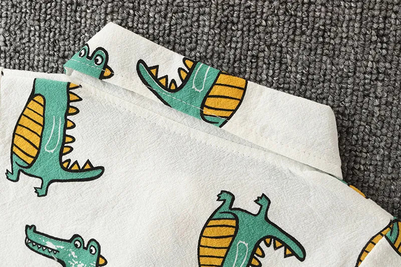 Enfants de Bande Dessinée À Manches Courtes T-shirt Garçon D'été Mince - Enfance-Heureuse