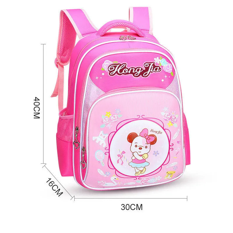 Lowing Negative Ridge Lightening Cartoon School Bag - Enfance-Heureuse