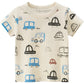 Children's Car Short-sleeved T-shirt - Enfance-Heureuse