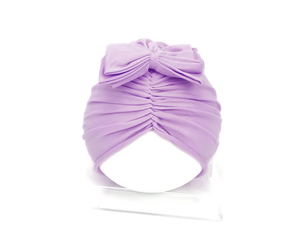 Mignon Bébé Chapeau Nouveau-Né Doux Bébé Fille Chapeau Turban Infantile Bébé enfant Capuchon Bonnet Headwraps - Enfance-Heureuse