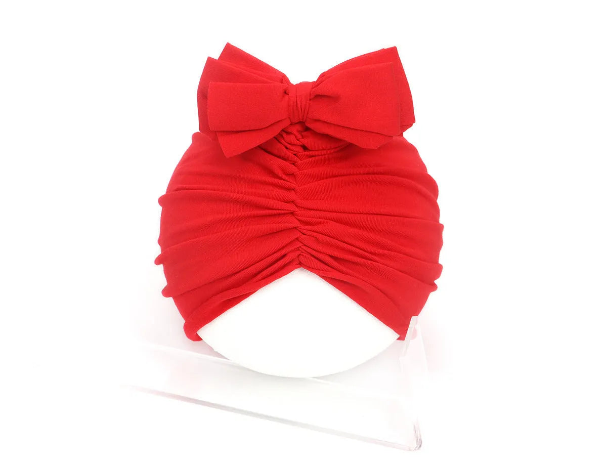 Mignon Bébé Chapeau Nouveau-Né Doux Bébé Fille Chapeau Turban Infantile Bébé enfant Capuchon Bonnet Headwraps - Enfance-Heureuse