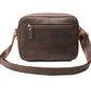 New Mens Single Shoulder Messenger Bag Retro Cowhide Casual Business Document Messenger Bag - Enfance-Heureuse