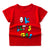 Enfants d'été À Manches Courtes Garçon T-Shirt Coton Basant Top - Enfance-Heureuse