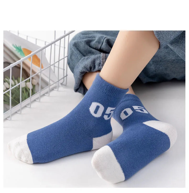Boys And Girls Baby Cotton Socks Summer Breathable Boat Socks Middle School Children Student Socks - Enfance-Heureuse