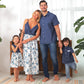 Ensemble familial assorti en jean pour bébé fille, maman, papa, garçon, chemise parent-enfant