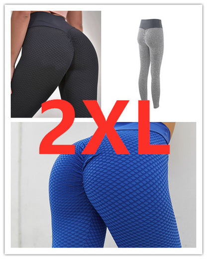 Plaid Leggings Fitness Yoga Pants Women's Seamless High Waist Breathable Gym Leggings - Enfance-Heureuse
