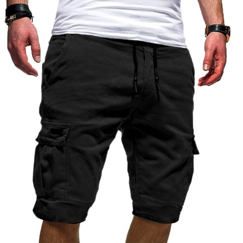 Men Casual Jogger Sports Cargo Shorts Military Combat Workout Gym Trousers Summer Mens Clothing - Enfance-Heureuse