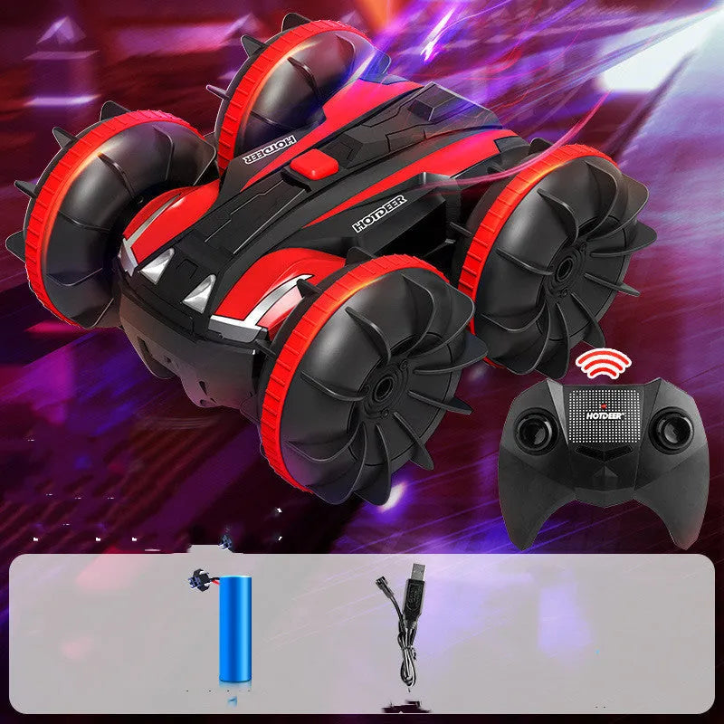 Remote Control Boat Amphibious Car Waterproof Rotate 360 Electric Toy Car For Childrens - Enfance-Heureuse
