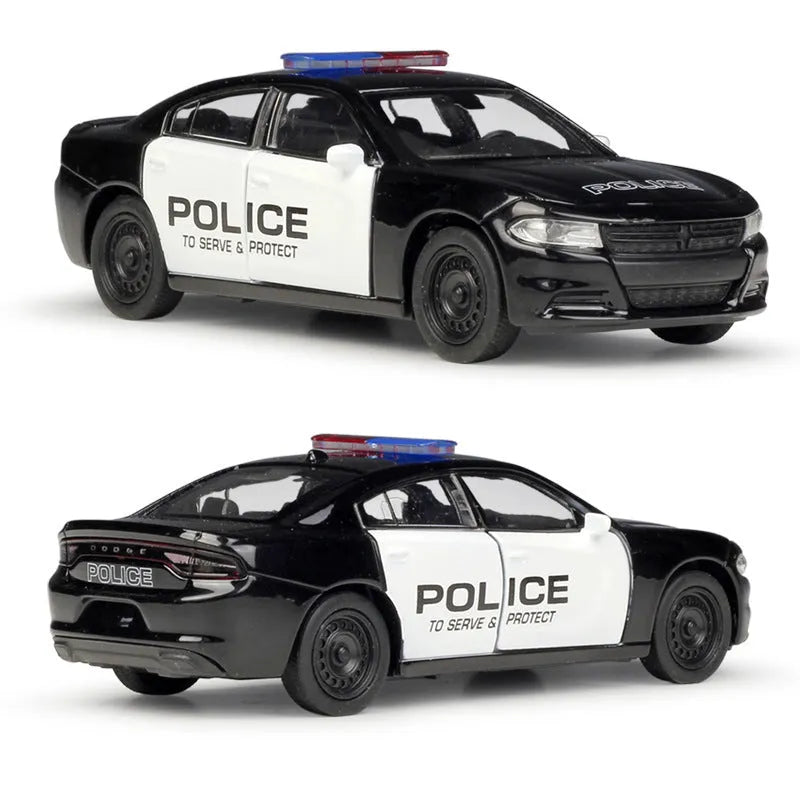 Police Car Alloy Car Model Children's Toy Puzzle - Enfance-Heureuse
