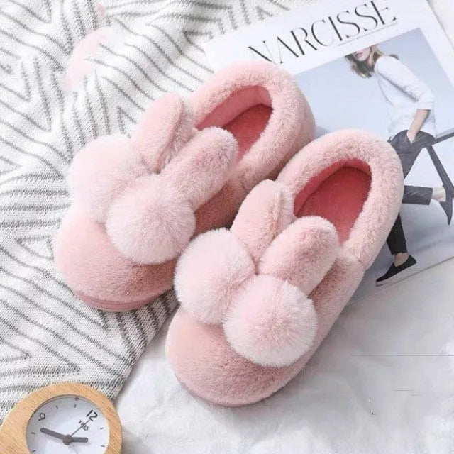 Cuhk Pantoufles Dhiver En Coton Pour Enfants, Pour Et Filles, Une Famille De Trois Parents, En Peluche, Chaussures Chaudes - Enfance-Heureuse