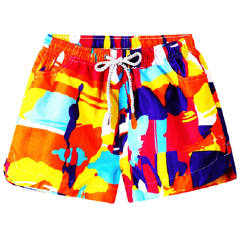 Mens Swim Trunks Quick Dry Swim Shorts with Mesh Lining Funny Swimwear - Enfance-Heureuse