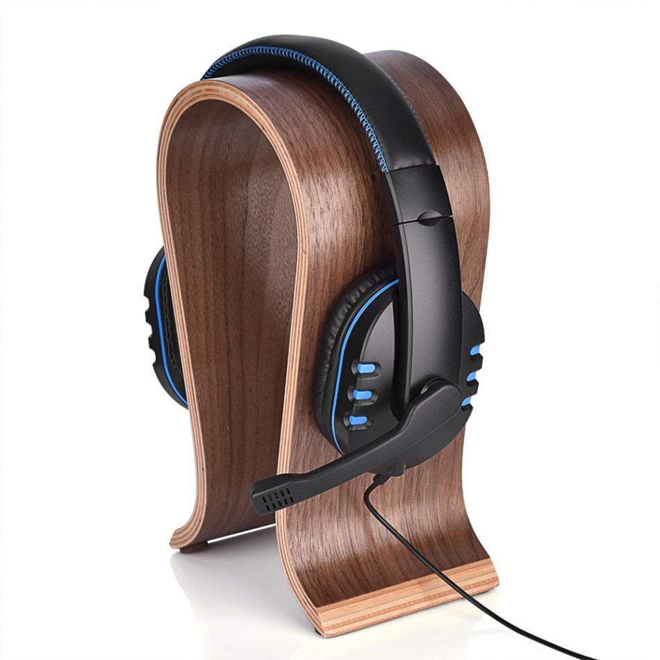Bluetooth Wooden Earphone Holder Headset Earphone Holder - Enfance-Heureuse