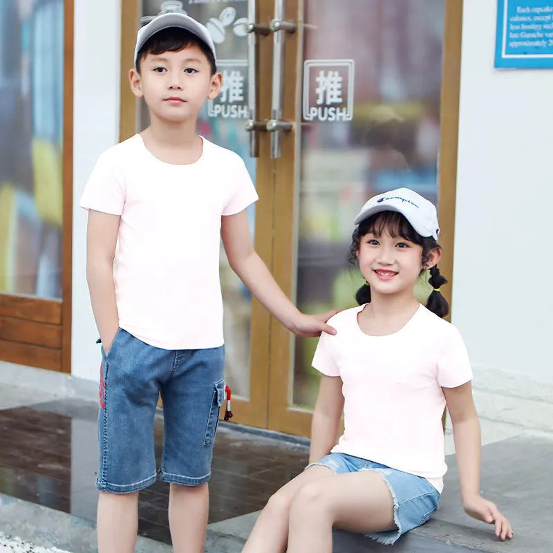 Cartoon Modal Kids Print Short Sleeve