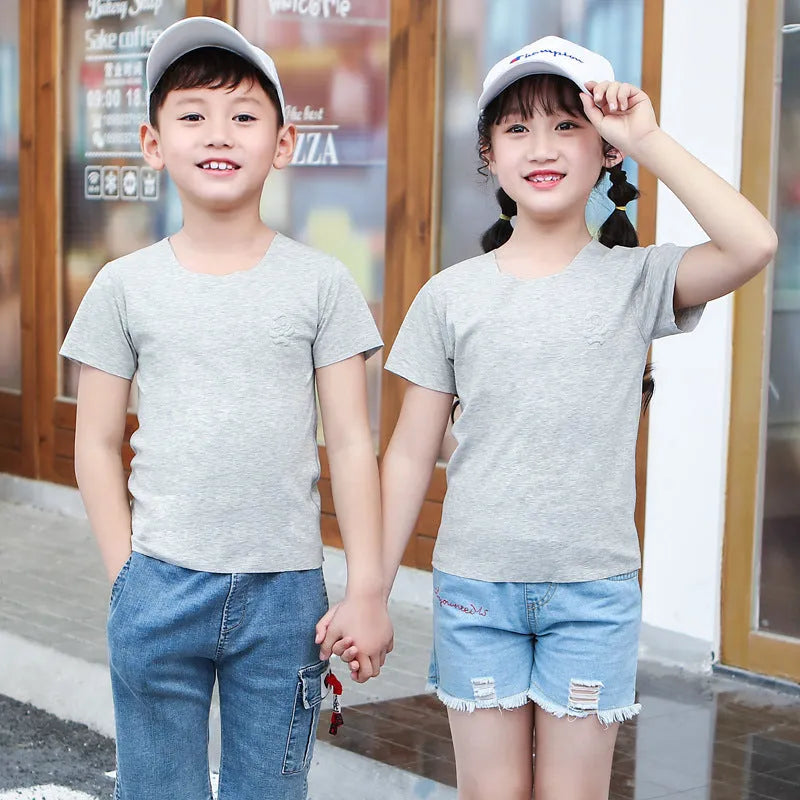 Cartoon Modal Kids Print Short Sleeve